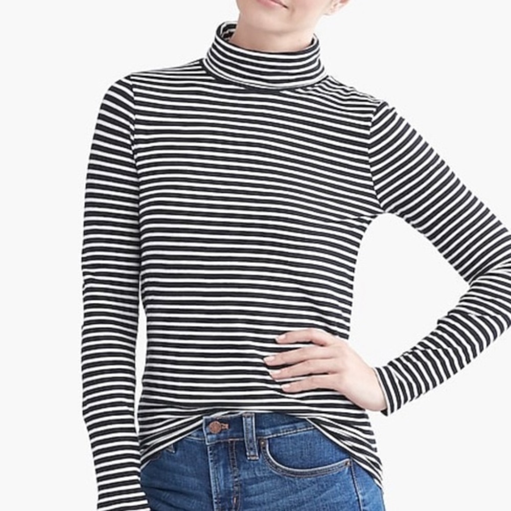 J. Crew Tissue Turtleneck Sz S